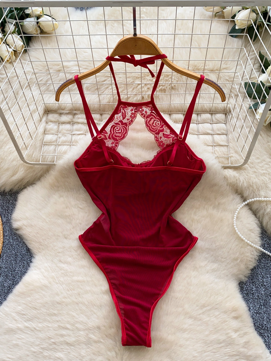 Foamlina Sexy Damen Neckholder – Lace Teddy Lingerie Bewertung und Preis