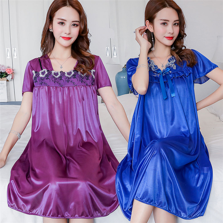 NEUE Sommer Eis Seide Nachthem – Robe Silk Women Bewertung und Preis